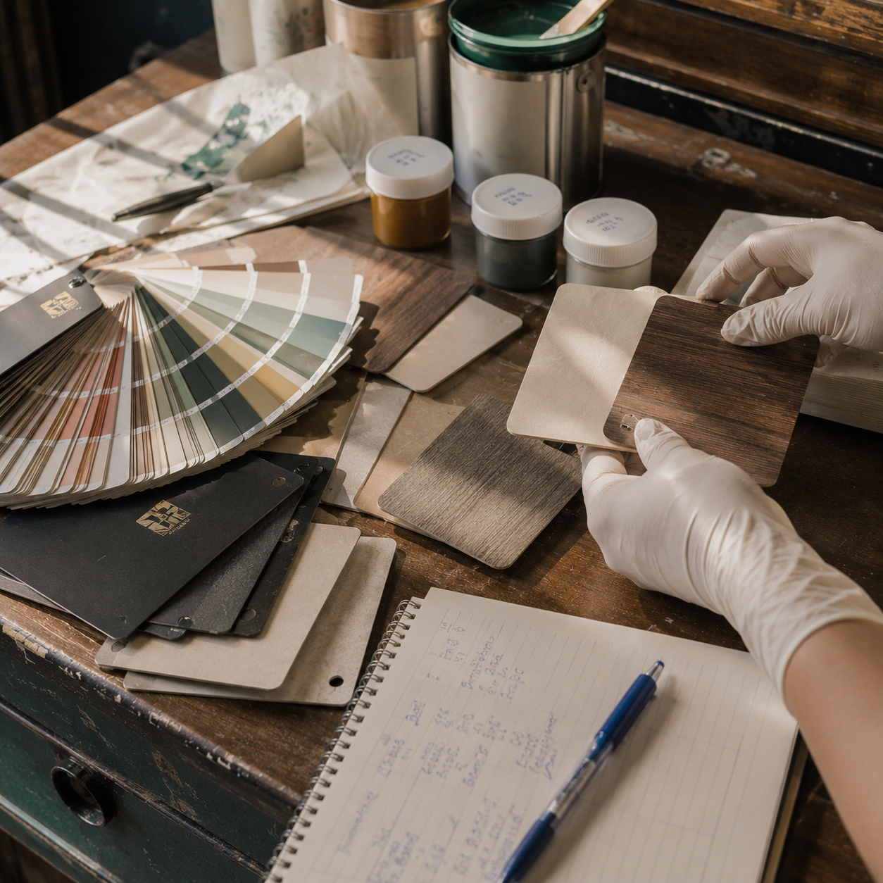 Home Custom product development with tailored finishes and formulations