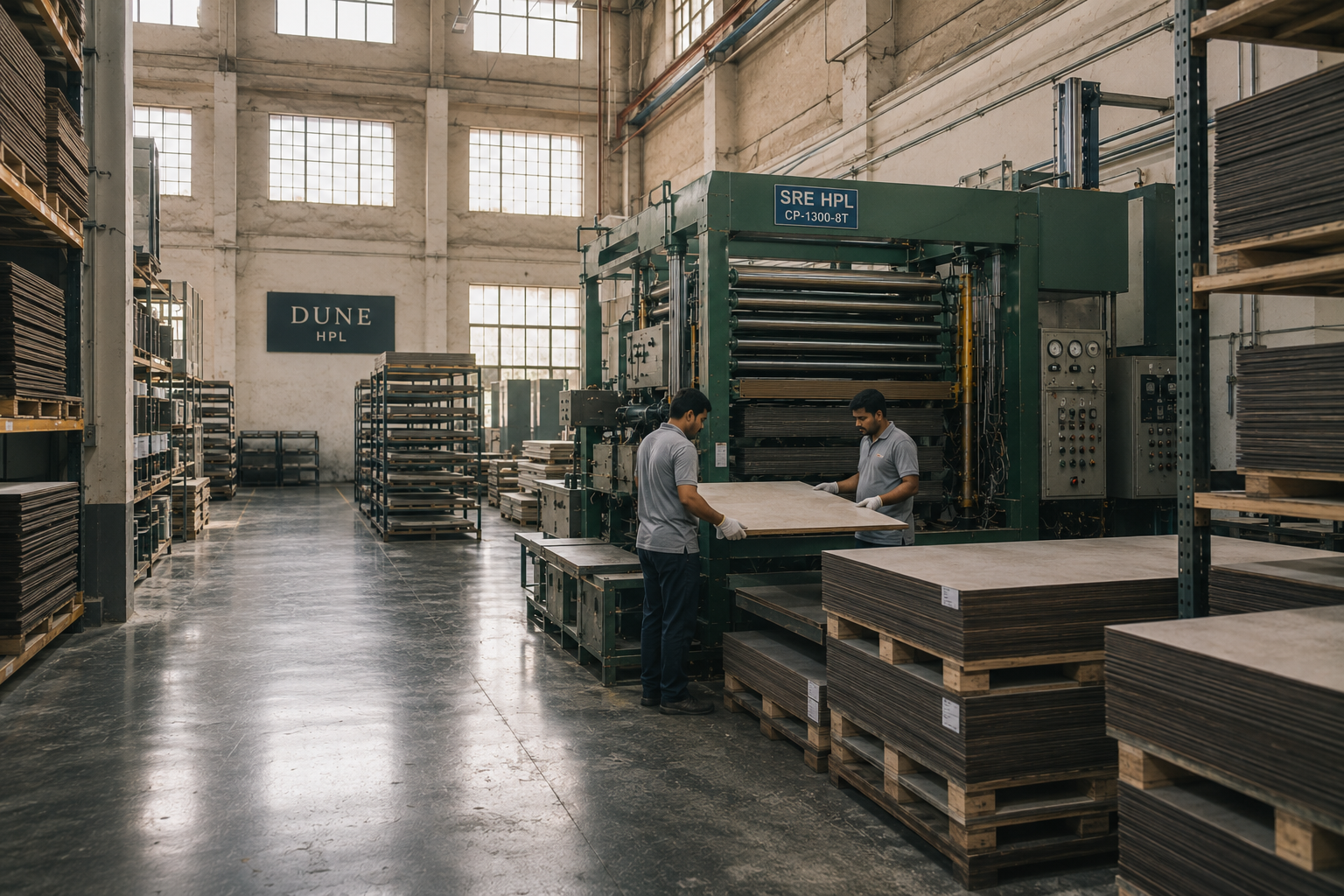 Home Shreenath Global OEM manufacturing of HPL sheets and paints in Indore, India
